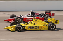 Hornish, Unser cars