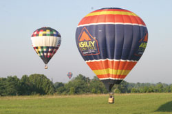 Two Balloons Landing