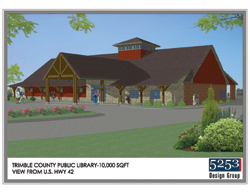 Trimble County Public Library rendering